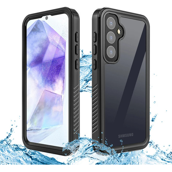 ShellBox - Waterproof IP68 Case - Samsung Galaxy A55 5G - Black