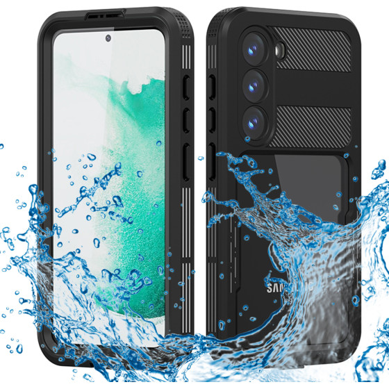 ShellBox - Waterproof IP68 Case - Samsung Galaxy S23 - Black