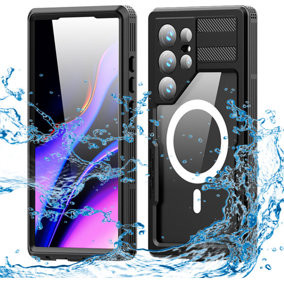 ShellBox - Waterproof IP68 Case - Samsung Galaxy S24 Ultra - Black