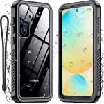 ShellBox - Waterproof IP68 Case - Samsung Galaxy S25 - Black
