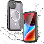 ShellBox - Waterproof IP68 MagSafe Case - iPhone 15 - Black