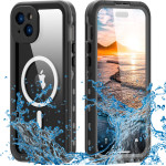 ShellBox - Waterproof IP68 MagSafe Case - iPhone 15 Plus - Black