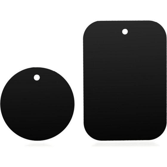Techsuit - (2 pack) Metal Plate - with Matte Cover Paint - Black - (MP03)