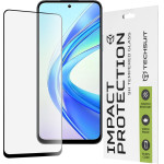 Techsuit - 111D Full Cover / Full Glue Glass - Honor X7b / X7b 5G / 90 SMART - Black