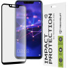 Techsuit - 111D Full Cover / Full Glue Glass - Huawei Mate 20 Lite / Nova 3 / Nova 3i / P Smart Plus - Black