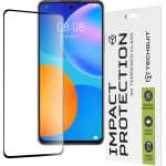Techsuit - 111D Full Cover / Full Glue Glass - Huawei P smart 2021 - Black