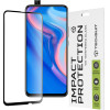 Techsuit - 111D Full Cover / Full Glue Glass - Huawei P Smart Z / Y9 Prime 2019 - Black