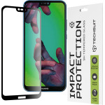 Techsuit - 111D Full Cover / Full Glue Glass - Huawei P20 Lite - Black