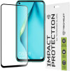 Techsuit - 111D Full Cover / Full Glue Glass - Huawei P40 Lite / P20 Lite 2019 - Black