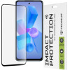 Techsuit - 111D Full Cover / Full Glue Glass - Infinix Hot 40 / 40 Pro / Tecno Spark 20 Pro / Pova 5 Pro - Black