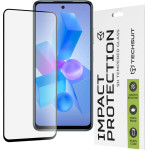 Techsuit - 111D Full Cover / Full Glue Glass - Infinix Hot 40 / 40 Pro / Tecno Spark 20 Pro / Pova 5 Pro - Black