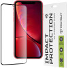 Techsuit - 111D Full Cover / Full Glue Glass - iPhone 11 / iPhone XR - Black