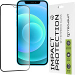 Techsuit - 111D Full Cover / Full Glue Glass - iPhone 12 / iPhone 12 Pro - Black