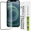 Techsuit - 111D Full Cover / Full Glue Glass - iPhone 12 Pro Max - Black
