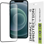 Techsuit - 111D Full Cover / Full Glue Glass - iPhone 12 Pro Max - Black