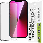 Techsuit - 111D Full Cover / Full Glue Glass - iPhone 13 / iPhone 13 Pro / iPhone 14 - Black