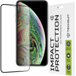 Techsuit - 111D Full Cover / Full Glue Glass - iPhone X / iPhone XS / iPhone 11 Pro - Black