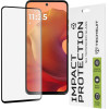 Techsuit - 111D Full Cover / Full Glue Glass - Motorola Moto G15 / G15 Power - Black