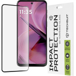 Techsuit - 111D Full Cover / Full Glue Glass - Motorola Moto G55 - Black