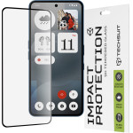 Techsuit - 111D Full Cover / Full Glue Glass - Nothing Phone (3a) / (3a) Pro - Black