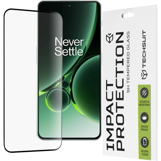 Techsuit - 111D Full Cover / Full Glue Glass - OnePlus Nord 3 - Black