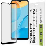 Techsuit - 111D Full Cover / Full Glue Glass - Oppo A15 / A15s / A16 / A16s / A54s - Black