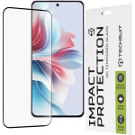 Techsuit - 111D Full Cover / Full Glue Glass - Oppo Reno11 F - Black