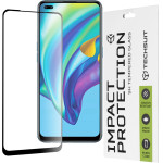Techsuit - 111D Full Cover / Full Glue Glass - Oppo Reno4 Lite - Black