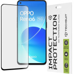 Techsuit - 111D Full Cover / Full Glue Glass - Oppo Reno6 5G (Mediatek) - Black