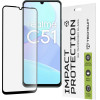 Techsuit - 111D Full Cover / Full Glue Glass - Realme C51 / Note 50 - Black