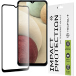 Techsuit - 111D Full Cover / Full Glue Glass - Samsung Galaxy A02 / M02 / A12 / A12 Nacho / F12 / M12 / A32 5G - Black