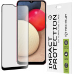 Techsuit - 111D Full Cover / Full Glue Glass - Samsung Galaxy A02s / A03 / A03s / A03 Core / A04e / M04 - Black