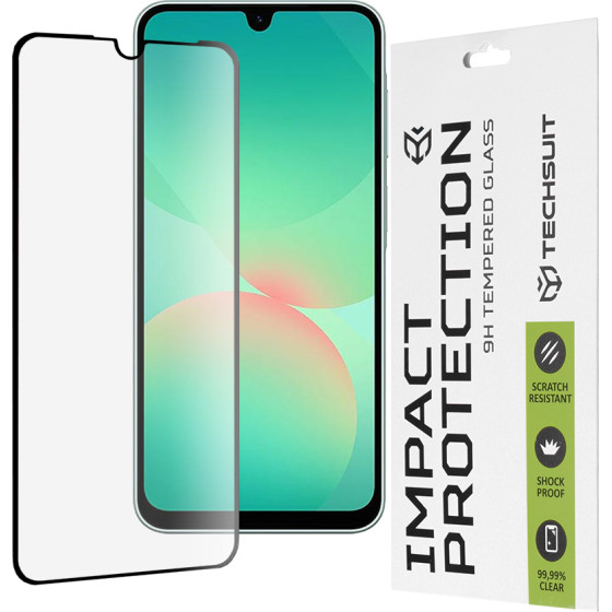 Techsuit - 111D Full Cover / Full Glue Glass - Samsung Galaxy A26 5G - Black