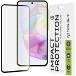 Techsuit - 111D Full Cover / Full Glue Glass - Samsung Galaxy A35 5G / A55 5G / M35 - Black
