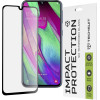 Techsuit - 111D Full Cover / Full Glue Glass - Samsung Galaxy A40 - Black