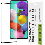 Techsuit - 111D Full Cover / Full Glue Glass - Samsung Galaxy A51 4G / A51 5G - Black