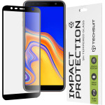 Techsuit - 111D Full Cover / Full Glue Glass - Samsung Galaxy J4 Plus / J6 Plus - Black