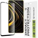 Techsuit - 111D Full Cover / Full Glue Glass - Xiaomi Poco M3 / Redmi 9 Power / Redmi 9T - Black
