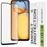 Techsuit - 111D Full Cover / Full Glue Glass - Xiaomi Redmi 13C 4G / Redmi 13C 5G / Poco C65 - Black