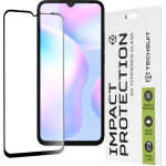 Techsuit - 111D Full Cover / Full Glue Glass - Xiaomi Redmi 9/9A/9AT/9C/9C NFC/10/10 2022/10A/A1/A1+/A2/A2+ - Black