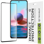 Techsuit - 111D Full Cover / Full Glue Glass - Xiaomi Redmi Note 10 4G / Note 10S / Poco M5s - Black