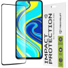 Techsuit - 111D Full Cover / Full Glue Glass - Xiaomi Redmi Note 9S / Note 9 Pro / Note 9 Pro Max - Black