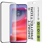 Techsuit - 111D Full Cover / Full Glue Glass / 3D Curved Screen - Motorola Edge 50 Pro - Black