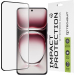 Techsuit - 111D Full Cover / Full Glue Glass / 3D Curved Screen - Oppo Reno12 Pro - Black