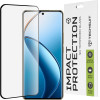 Techsuit - 111D Full Cover / Full Glue Glass / 3D Curved Screen - Realme 12 Pro / 12 Pro+ - Black