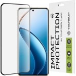 Techsuit - 111D Full Cover / Full Glue Glass / 3D Curved Screen - Realme 12 Pro / 12 Pro+ - Black