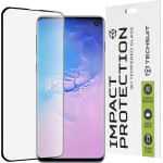 Techsuit - 111D Full Cover / Full Glue Glass / 3D Curved Screen - Samsung Galaxy S10 - Black