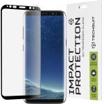 Techsuit - 111D Full Cover / Full Glue Glass / 3D Curved Screen - Samsung Galaxy S8 - Black