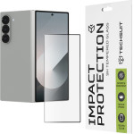 Techsuit - 111D Full Cover / Full Glue Glass [Outside Screen] - Samsung Galaxy Z Fold6 - Black