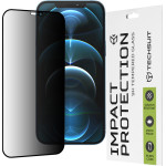 Techsuit - 111D Privacy Full Glue - iPhone 12 Pro Max - Black